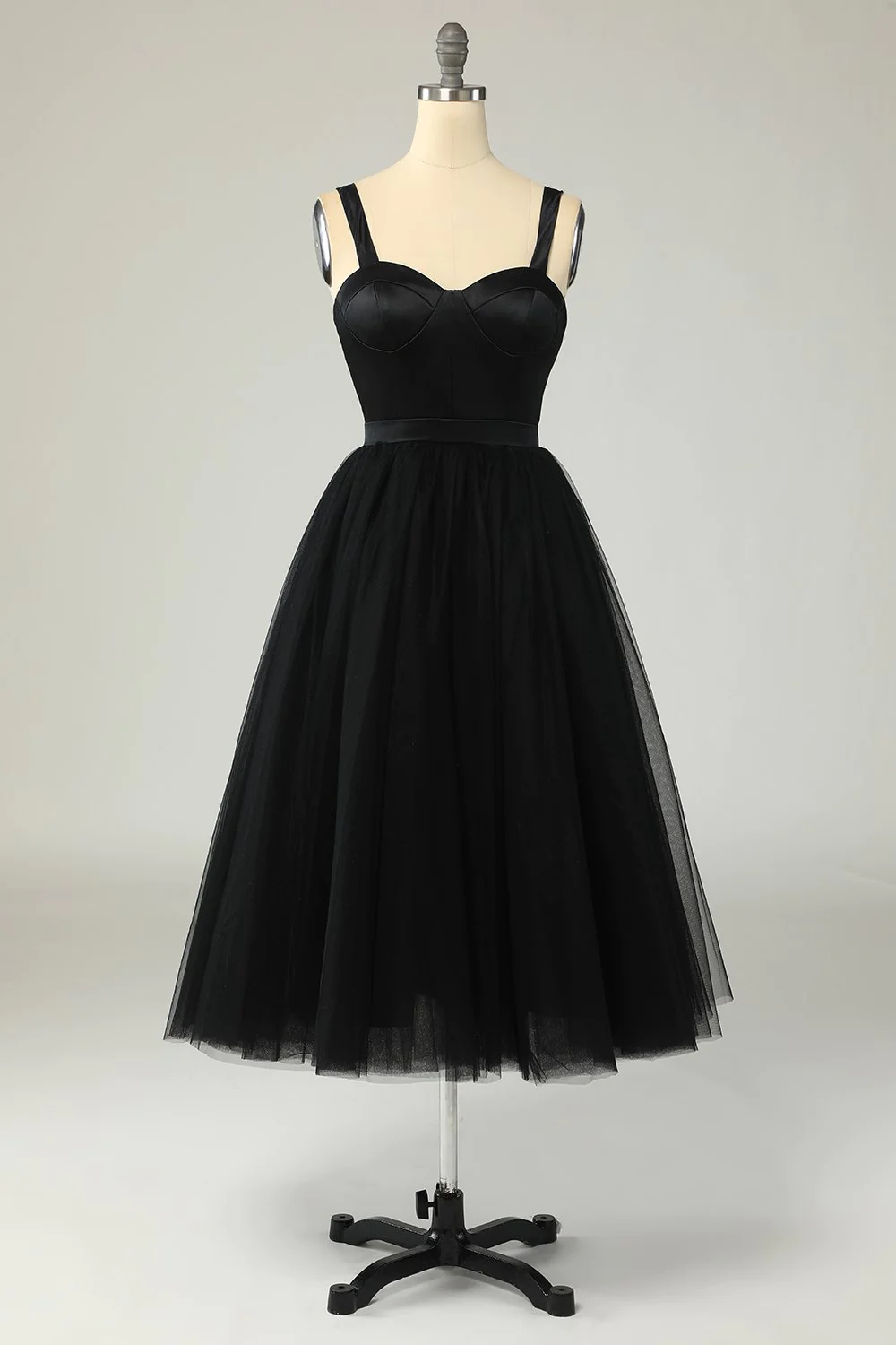 Sleeveless Tulle Cocktail Prom Dress