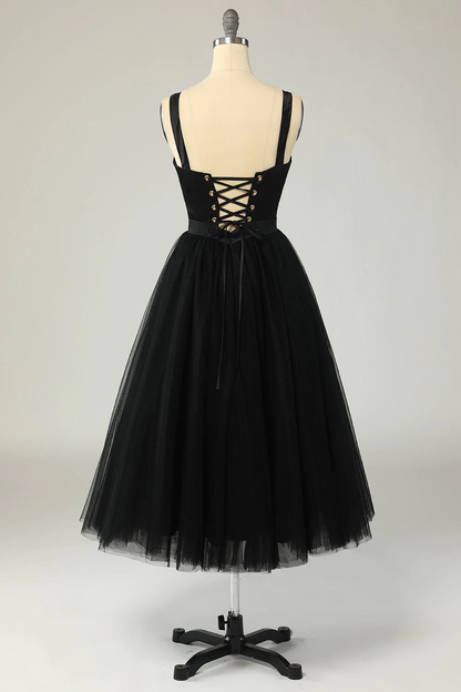 Sleeveless Tulle Cocktail Prom Dress